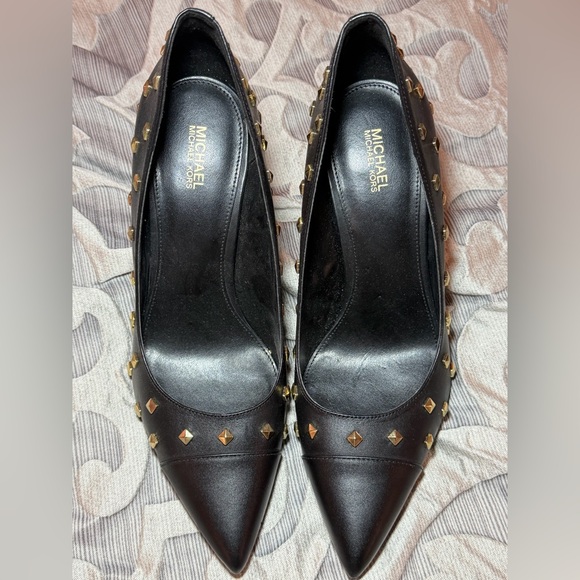 Michael Kors Studded Black Heels - Picture 5 of 5